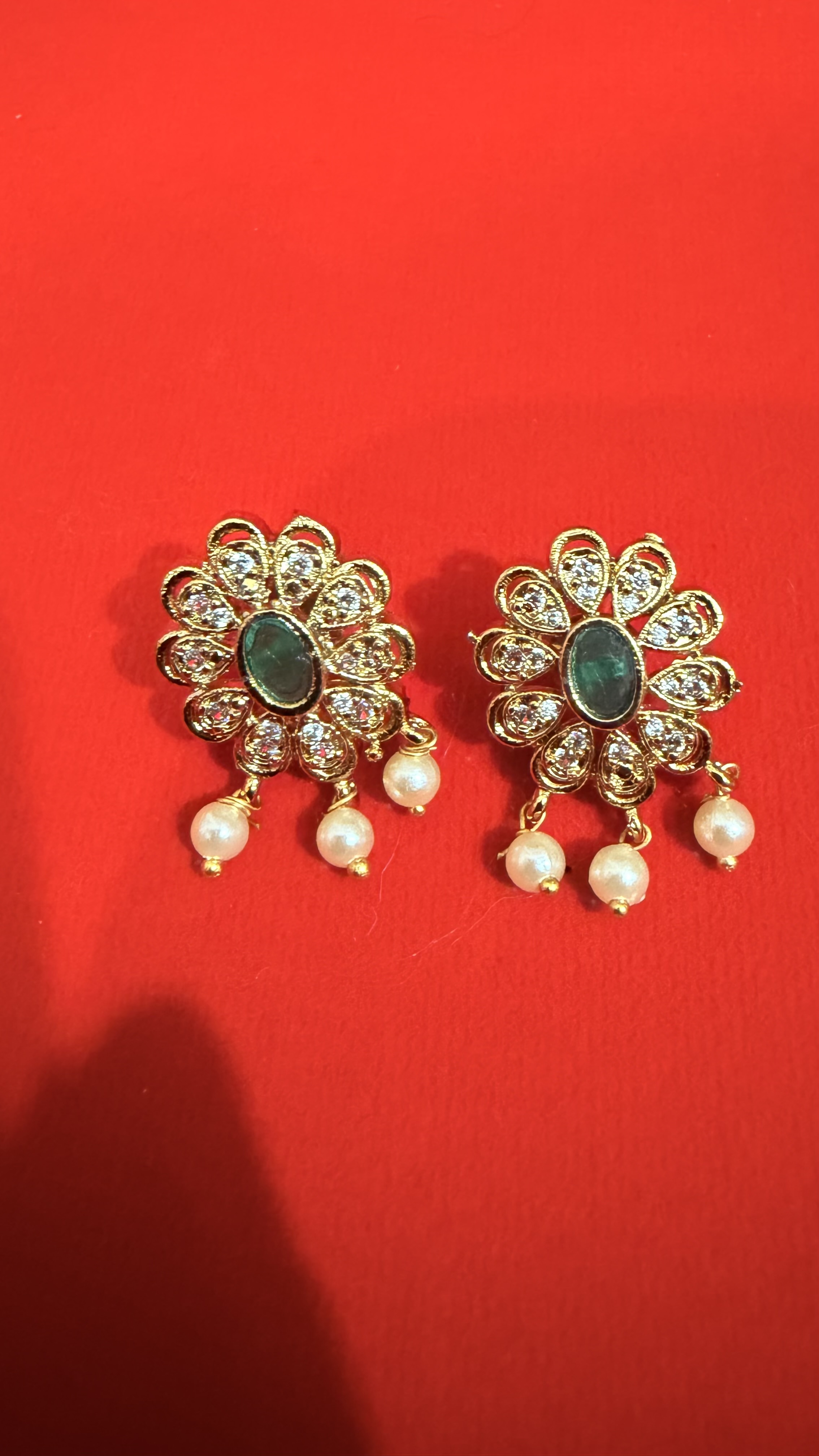 Two steps short haram green stone