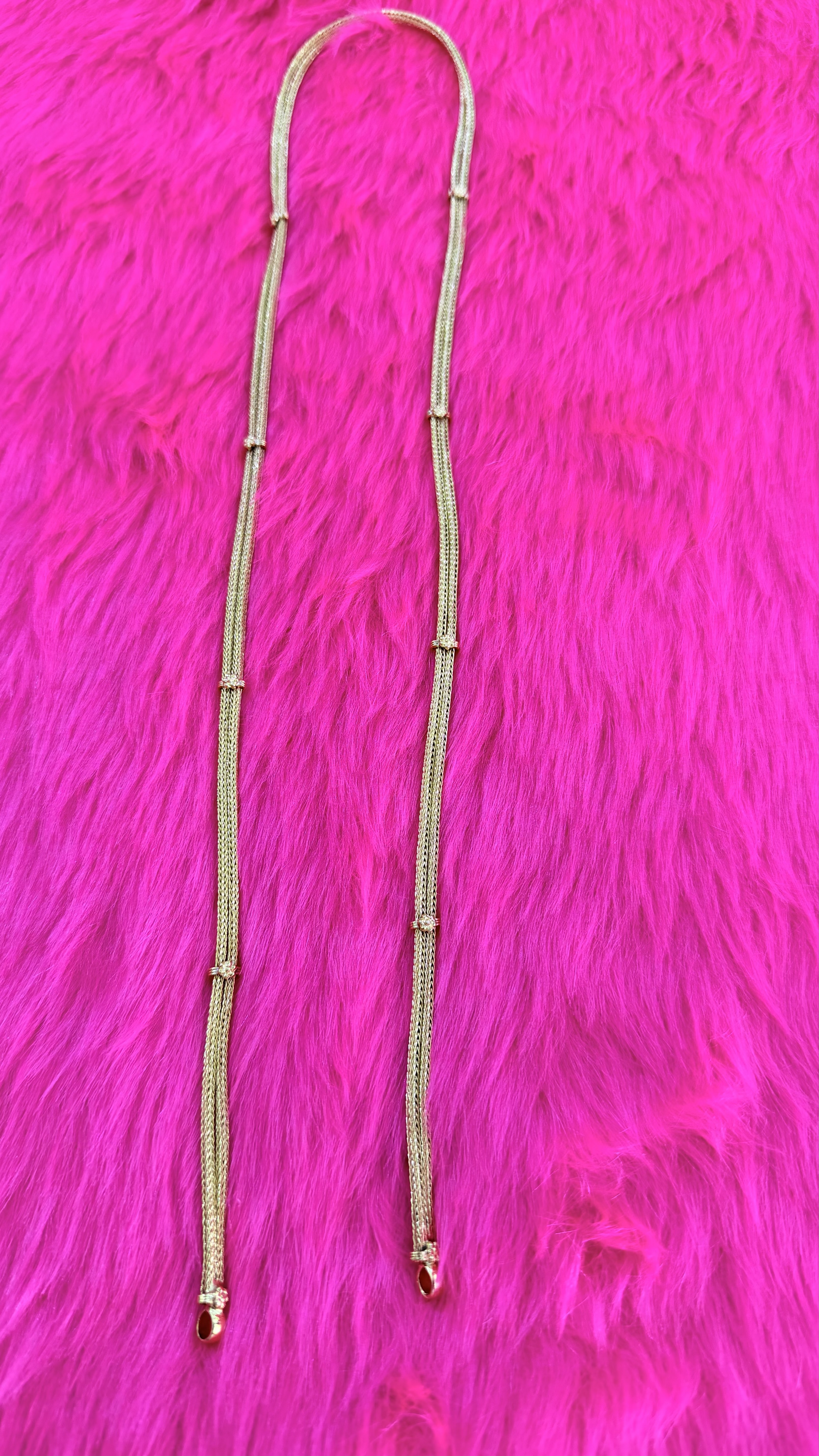 two-line unpolished Panchaloham Thali Chain